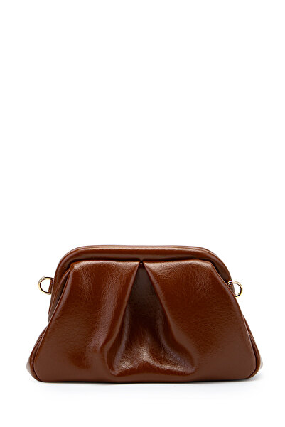 minebag Clutch Form Long Strap Degas Γυναικεία Τσάντα Καφέ