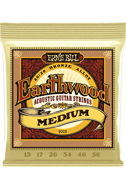 Ernie Ball 2002 Μοντέλο 13-56 Earthwood Medium Bronze Κινητήριο Ακουστικής Κι...