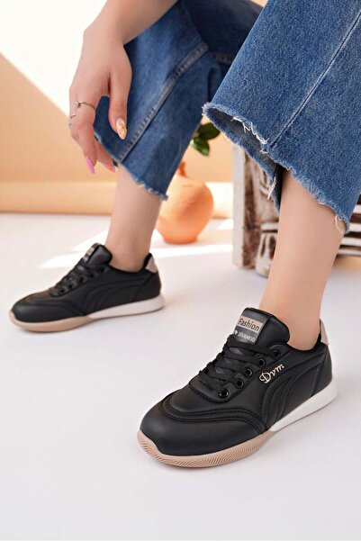 Nesil Shoes Γυναικεία αθλητικά παπούτσια Dvm 5600 Black Brown Memory Foam