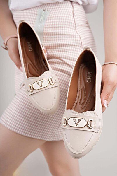 Nesil Shoes Mhd 64 Skin Stone Daily Γυναικείες Μπαλαρίνες