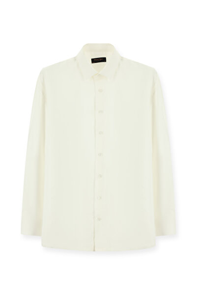 Abdullah Kiğılı Μακρυμάνικο Oversize Modal πουκάμισο