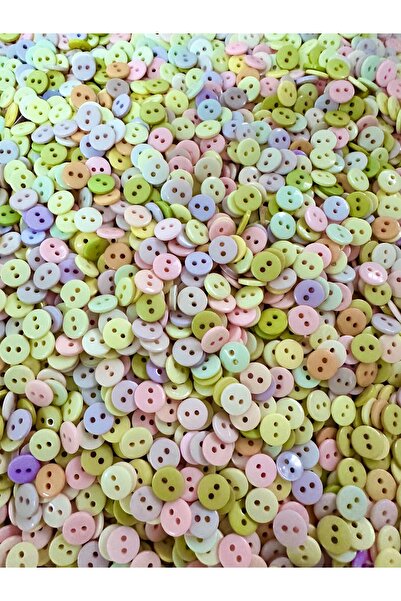 e tuhafiye 100 Adet Pastel Tonlarda Amigurumi, Gömlek, Etkinlik Düğmeleri (10...