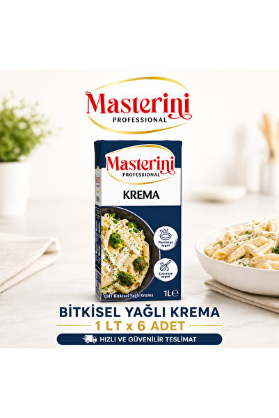 MASTERİNİ 1lt Krema 6lı