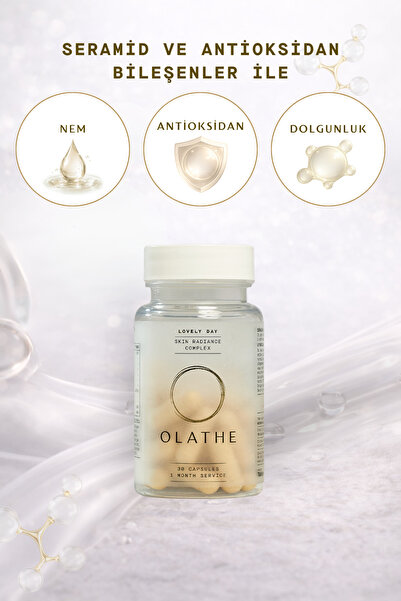 OLATHE Lovely Day Skin Radiance Complex Seramid ve Antioksidan Bileşenler İçe...