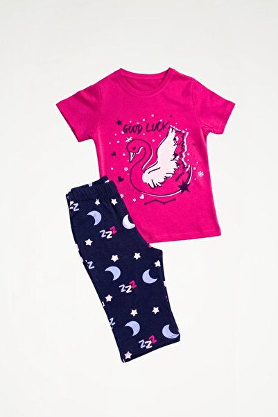 Newteam OEKO-TEX ®   Σετ πιτζάμες για κορίτσια από 100% βαμβάκι με κοντομάνικ...