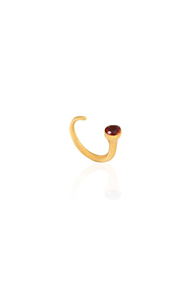 Design by Kadir Kadir Jewellery 22 Ayar Altın Kaplama Zirkon Taşlı Ayarlanabi...