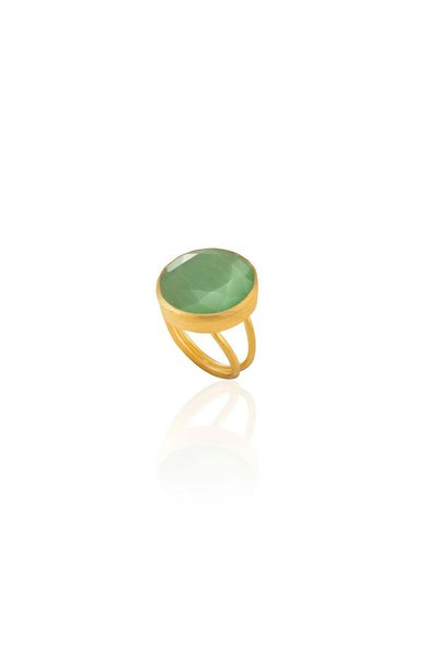 Design by Kadir Kadir Jewellery 22 Ayar Altın Kaplama Zirkon Taşlı Kadın Otan...