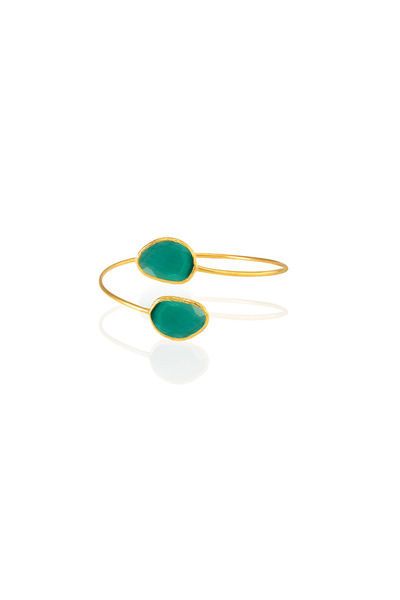 Design by Kadir Kadir Jewellery 22 Ayar Altın Kaplama Zirkon Taşlı Ayarlanabi...