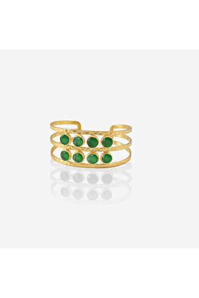 Design by Kadir Kadir Jewellery 22 Ayar Altın Kaplama El İşçiliği Zirkon Taşl...