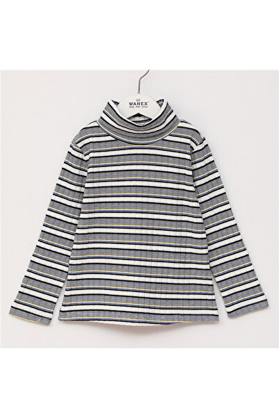 WANEX Κοριτσίστικο μακρυμάνικο μπλουζάκι με ζιβάγκο - 32229