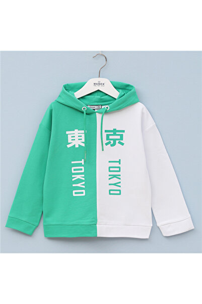 WANEX Μακρυμάνικο φούτερ με λεπτή κουκούλα για αγόρια - 15890 - Πράσινο