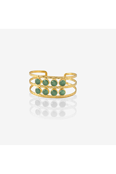 Design by Kadir Kadir Jewellery 22 Ayar Altın Kaplama El İşçiliği Zirkon Taşl...