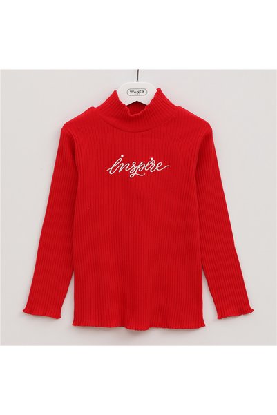 WANEX تي شيرت بناتي بأكمام طويلة ورفيعة - 32123
