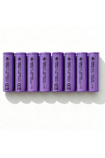 ROBOT robotgcc 20 Pack 18650 Li-ion Battery 3.7V 1200mAh Flat Top - Reliable Power for STEM