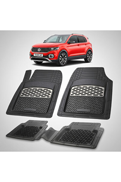TEAMCAR ®   Covorașe auto compatibile cu Volkswagen T-Cross C11 (2018–2025) C...