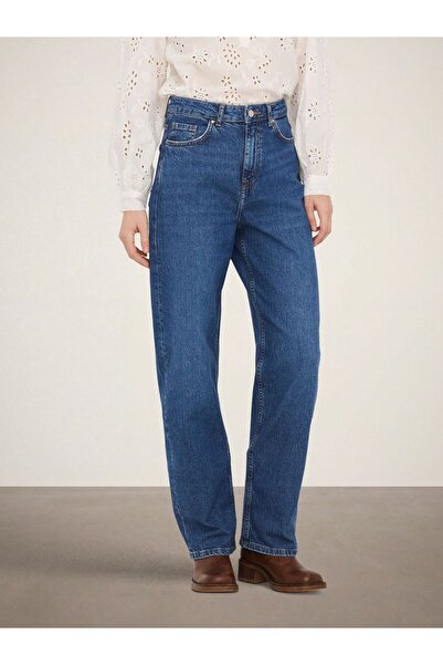 JDY Verjüngt JDYBAILEY Hohe Taille Barrel Fit Jeans