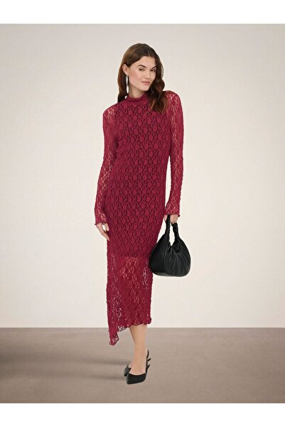 JDY Kleid aus Spitze JDYDINA Langes Kleid