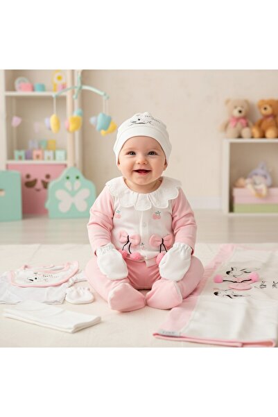 MİLAYS LİFE HOME COLLECTİON طقم زيبين للأطفال الرضع من 0-3 أشهر، مصنوع من الق...