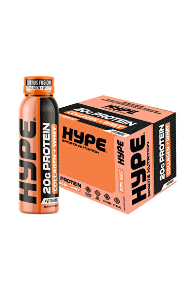 Hype 20 جرام من مشروب البروتين - بنكهة الحمضيات - 12×100 مل - مع الفيتامينات ...