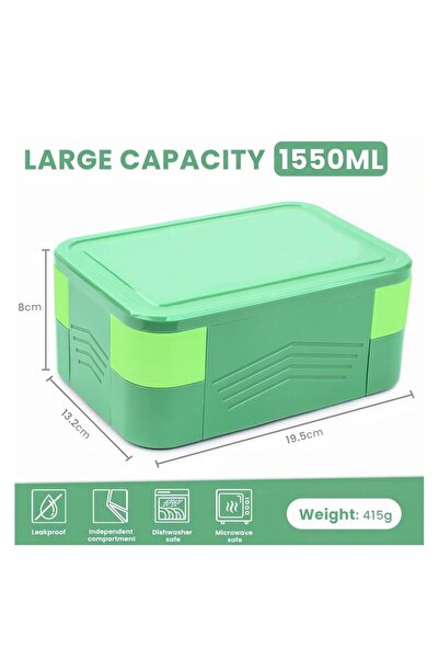 Arabest Children's Lunch Box,6 Compartments,Leak-Proof,BPA-Free,with Cutlery,...
