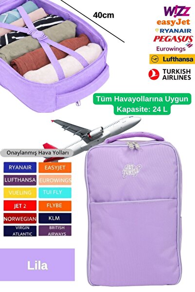 Jet Turtle Σακίδιο ταξιδιού 40cm 40x30x20 cm Pegasus, Wizz Air, Ryanair, Βαλί...