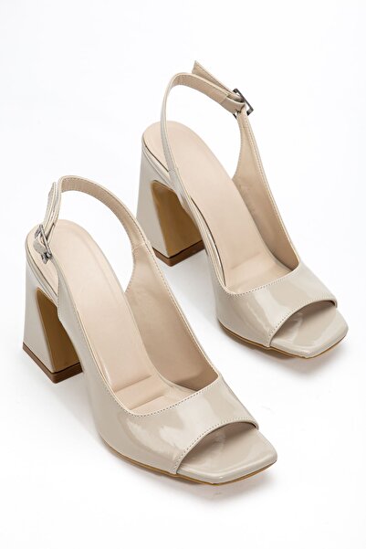 Hayalimdeki Ayakkabı Γυναικεία παπούτσια Emily σε μπεζ λουστρίνι, ειδικής σχε...