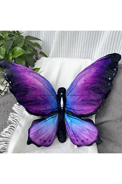 Arabest Colorful 3D Butterfly Decorative Pillow,Plush Stuffed Animal Cushion,...