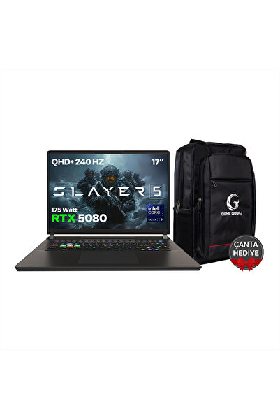 Game Garaj Slayer5 9XL-5080 C1 Intel Ultra 9 275HX 32GB RAM 1TB SSD RTX5080 1...