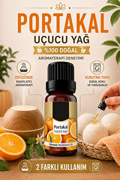 OrdoVeni Portakal Çiçeği Saf Esansiyel Uçucu Yağ 10 ml | Kurutma Topu Kokusu ...