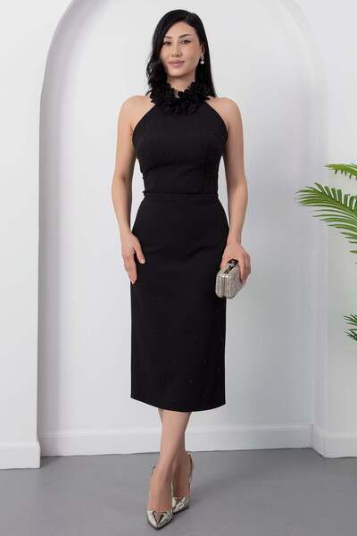 PULLIMM Вечерна и абитуриентска рокля - Черно - Линия А