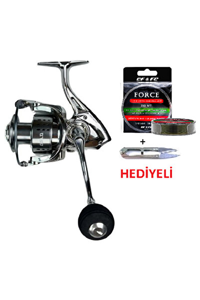 Oslo Shark 6000 Metal Kafa 5+1 Bilye Misina Sarılı Olta Makinası