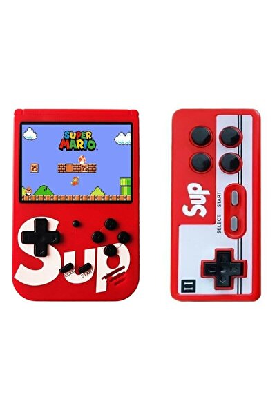 Genel Markalar Sup Atari Retro 400 Nostalji Oyunlu Mini Ateri Gameboy - Gamebox - Taşınabilir 2 Oyunculu