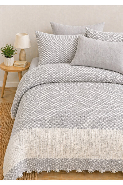 cs ilkim Φυσικό 100% βαμβακερό διπλό πικέ, κάλυμμα κρεβατιού