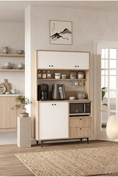 L'occi Concept Modway Serisi Modern Kahve Köşesi Dolabı - Çok Amaçlı Mutfak T...