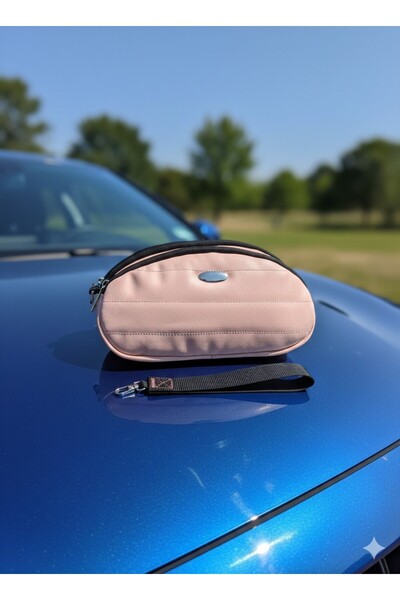 NEWFULL Στυλ πορτφόλιο με διπλή θήκη για μακιγιάζ και τσάντα χειρός - Μοντέλο...