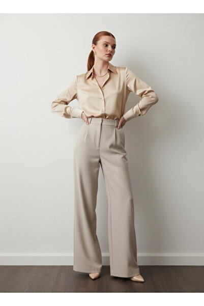 PERA MODA Πουκάμισο με σατέν επιφάνεια