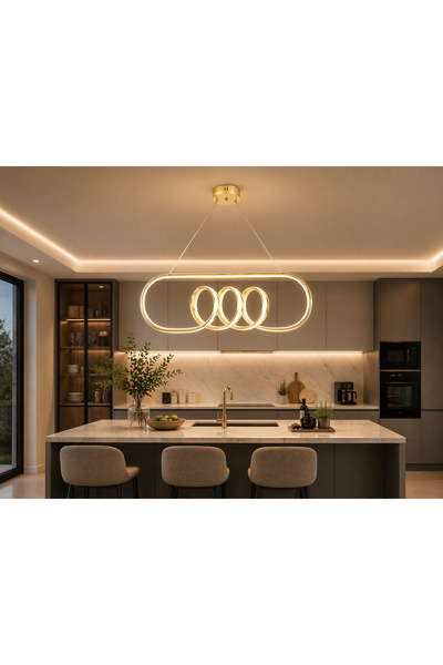 Harnelli MODERN LED AVİZE ÇİFT TARAFLI LEDLİ