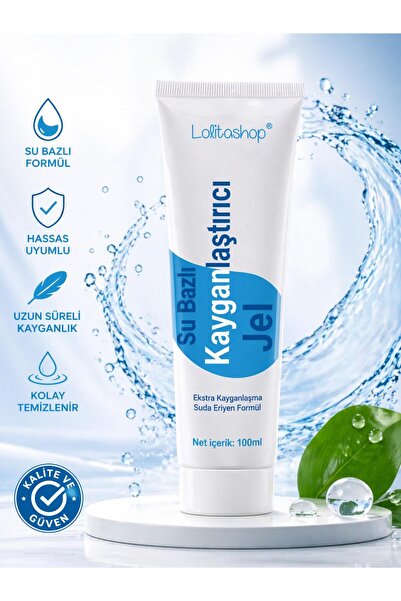 Lolita Shop Su Bazlı Aromasız Ekstra Kayganlaştırıcı Jel 100 ML Sade Kokusuz ...