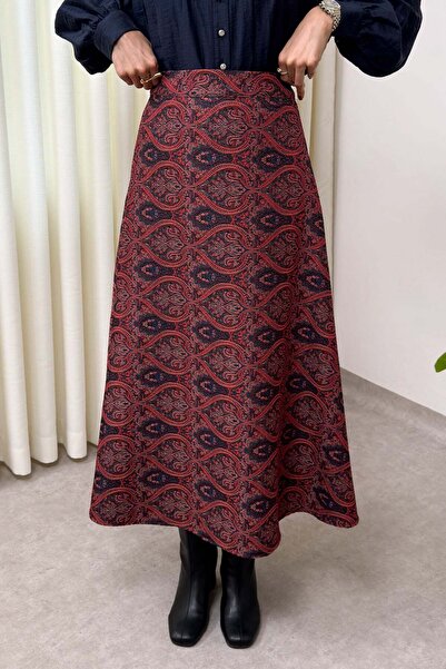 Salih Çelebi Αυθεντική Φούστα με Σχέδια 0044 - ΒΟΡΝΤΟ