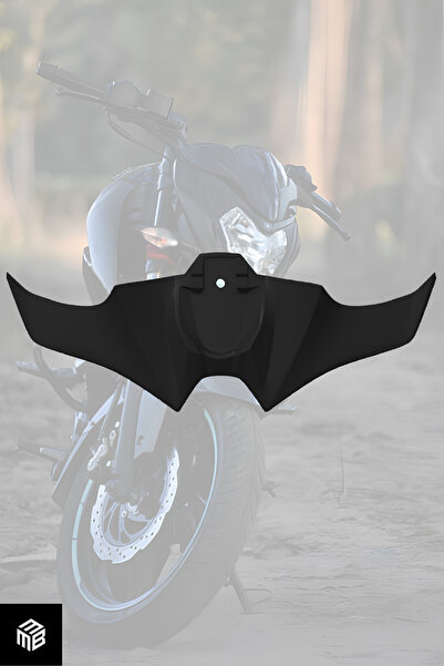 Premium Kalite Bajaj Pulsar NS200 Yarasa Kanadı Tasarımlı Winglet Seti – Mat Siyah Aksesuar