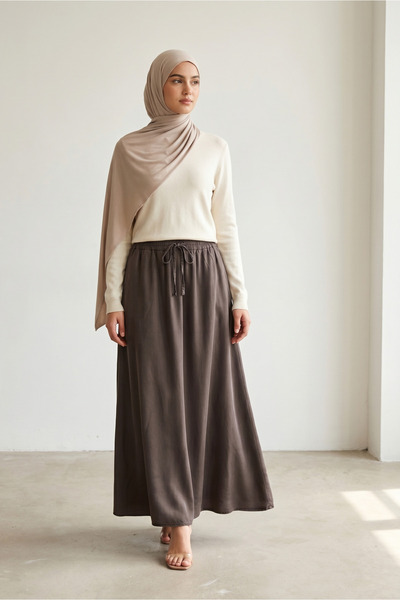 lavrisa تنورة تانسل بخصر مطاطي - LVR002