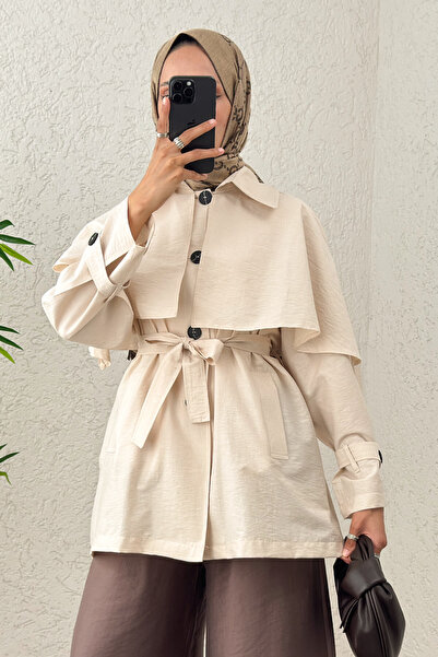 Salih Çelebi Παντζόνι Λεπτομερής Καμπαρντίνα 0009 - ΜΠΕΖ