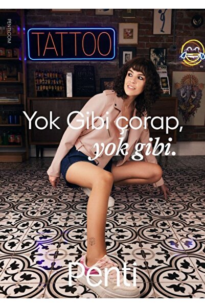 Penti AÇIK TEN /51 numara.YOK GİBİ. 5 Den. PARLAK.Ultra İnce.Krem etkili.Burn...