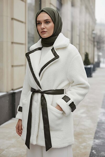 Salih Çelebi Δερμάτινο Παλτό Velsoft με Διακοσμητικά Στοιχεία 51029 - ΣΚΟΥΡΟ ...