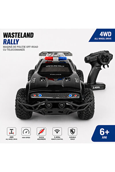 LEAN Masina de politie off-road cu telecomanda RC 1:8