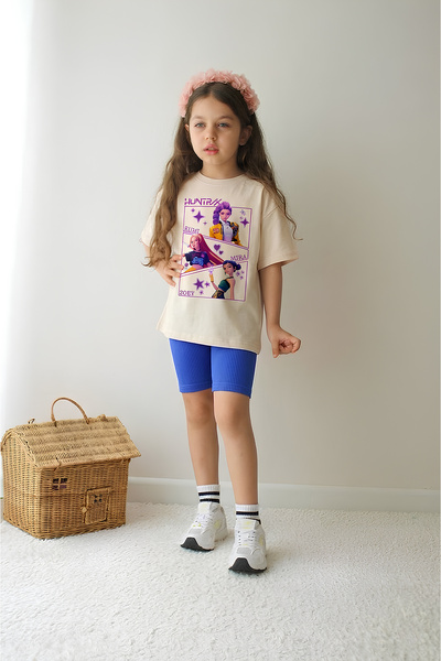 Belya Kids Wear Σετ δύο τεμαχίων - Πολύχρωμο - Σύντομο