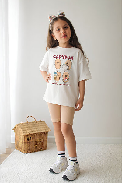 Belya Kids Wear Σετ δύο τεμαχίων - Πολύχρωμο - Μακρύ