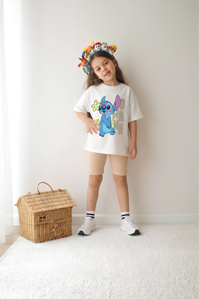 Belya Kids Wear Σετ δύο τεμαχίων - Πολύχρωμο - Σύντομο