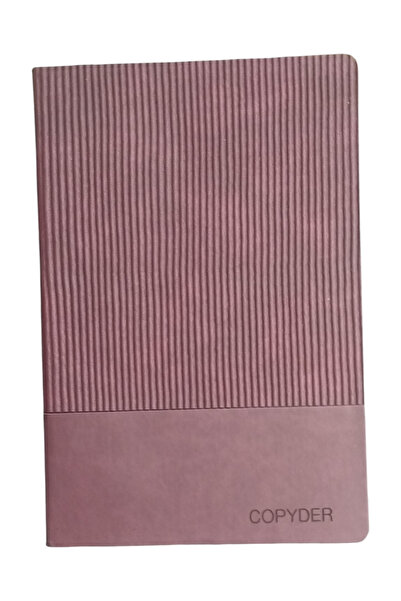Copyder Kişiye Özel Bordo Hediye 1 ad. defter Termo Deri yumuşak kapak