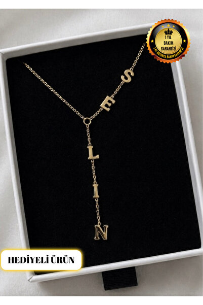 Lunea Co 925 Ayar Gümüş Kişiye Özel İsim Harf Y Kolye Rose Gold-ANNELER GÜNÜ ...
